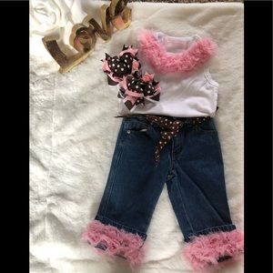 Boutique tank and jean set